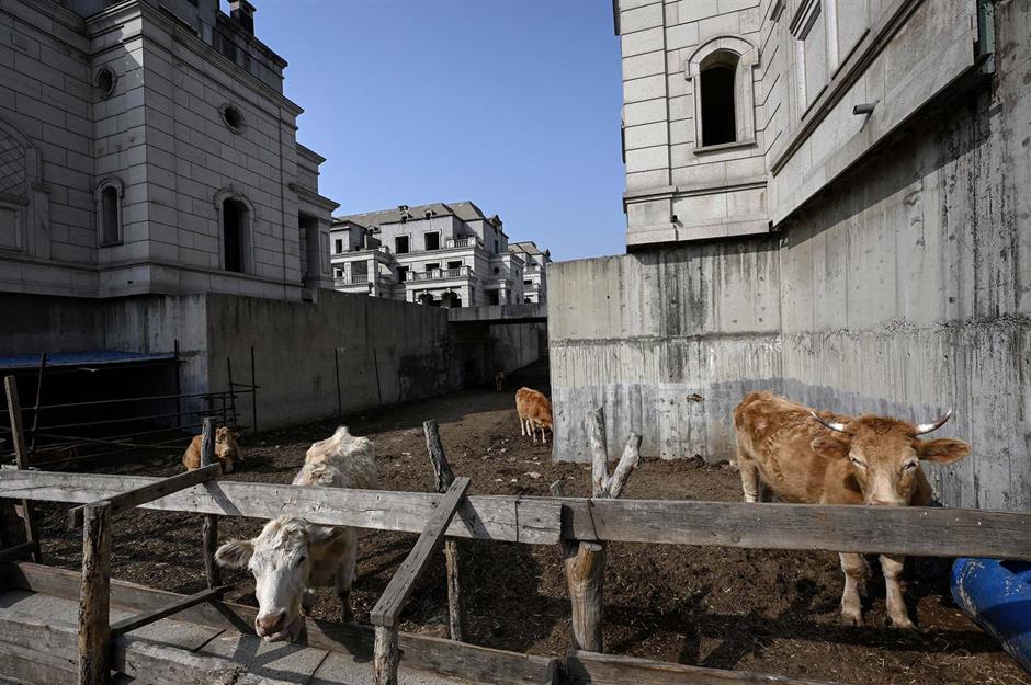 Farmers have reclaimed China’s eerie ghost town built for millionaires